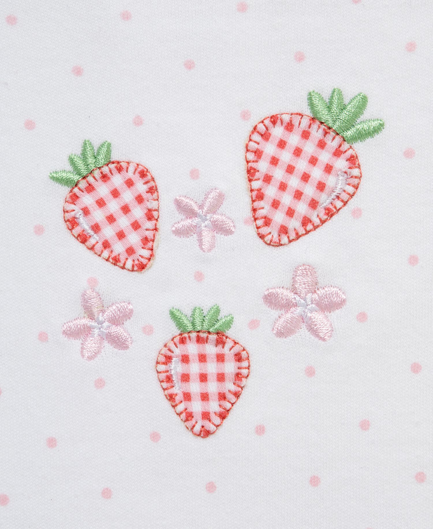 Baby Girls' Strawberry Printed Bodysuit, Leggings and Headband, 3-Piece Set