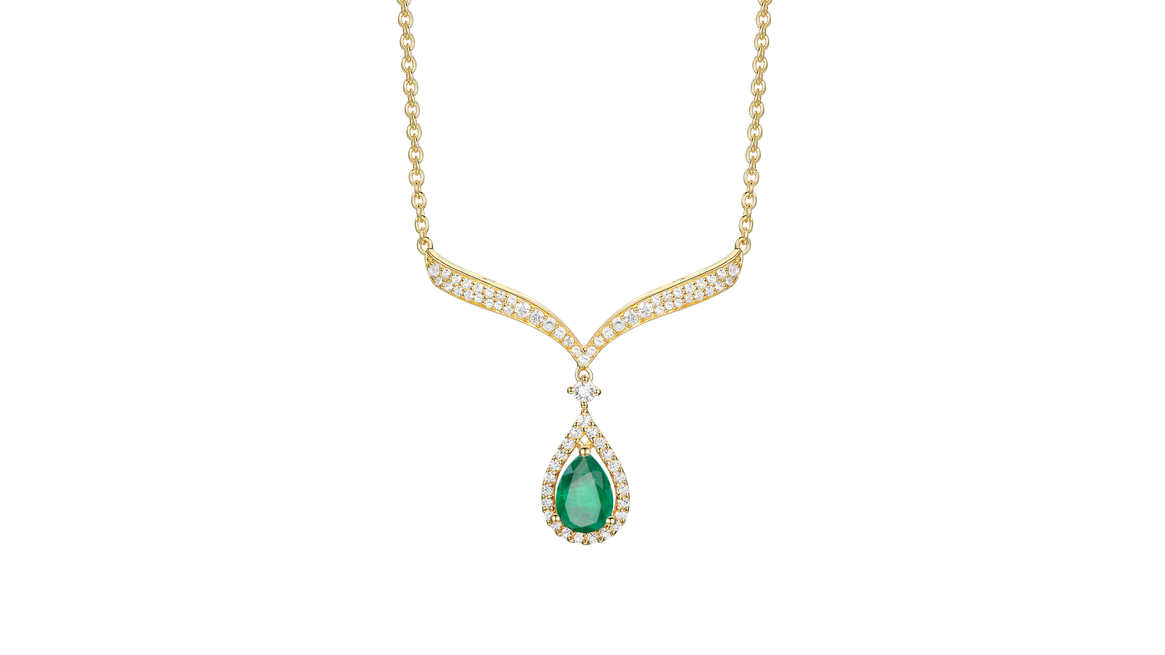 Macy's Sapphire (7/8 ct. t.w.) And Diamond (1/3 Necklace 14k White Gold (Also Available Emerald & Ruby)