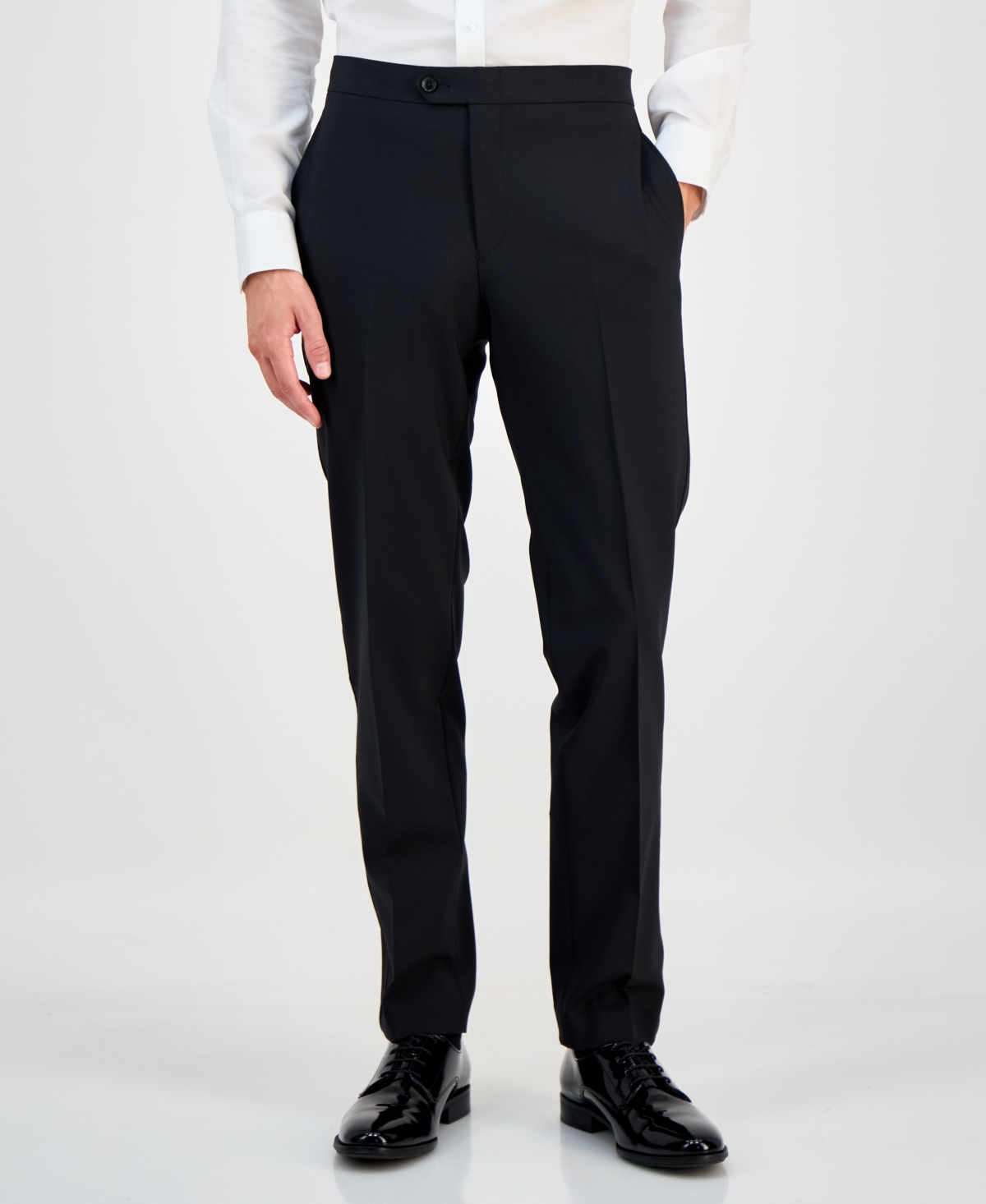 Bar Iii Men's Slim-Fit Faille-Trim Tuxedo Pants, Created for Macy's
