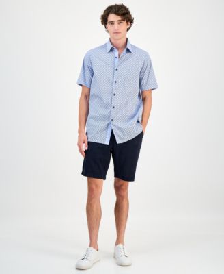 Men's Regular-Fit Medallion-Print Shirt, Created for Macy's 