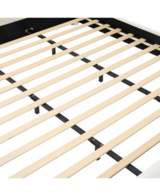 Dark Green Velvet Soft Bed, King