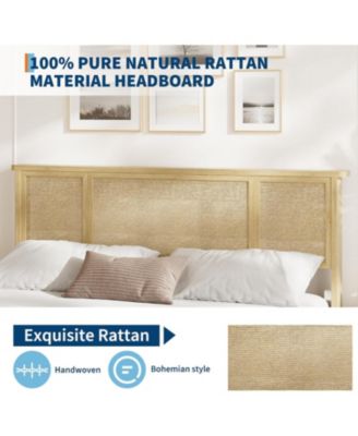 Full Size Bed Frame for Kids with Scallop Headboard, Cute Velvet Twin Bed for Girls, Boys, Sturdy Platform Bed