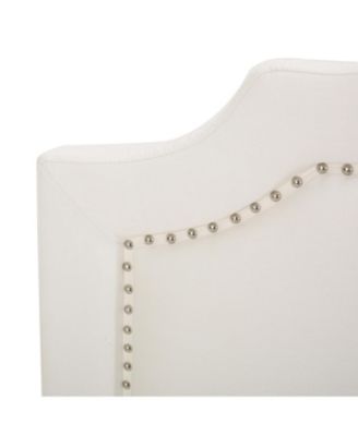 Streamdale Button-Accented Headboard with Iron Legs