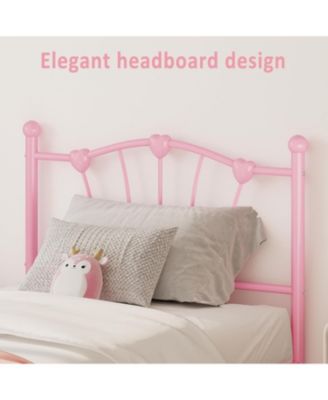 Easy Assembly Twin Size Metal Frame Metal Platform Bed Frame Space Saving, for Living Room, Guest Room