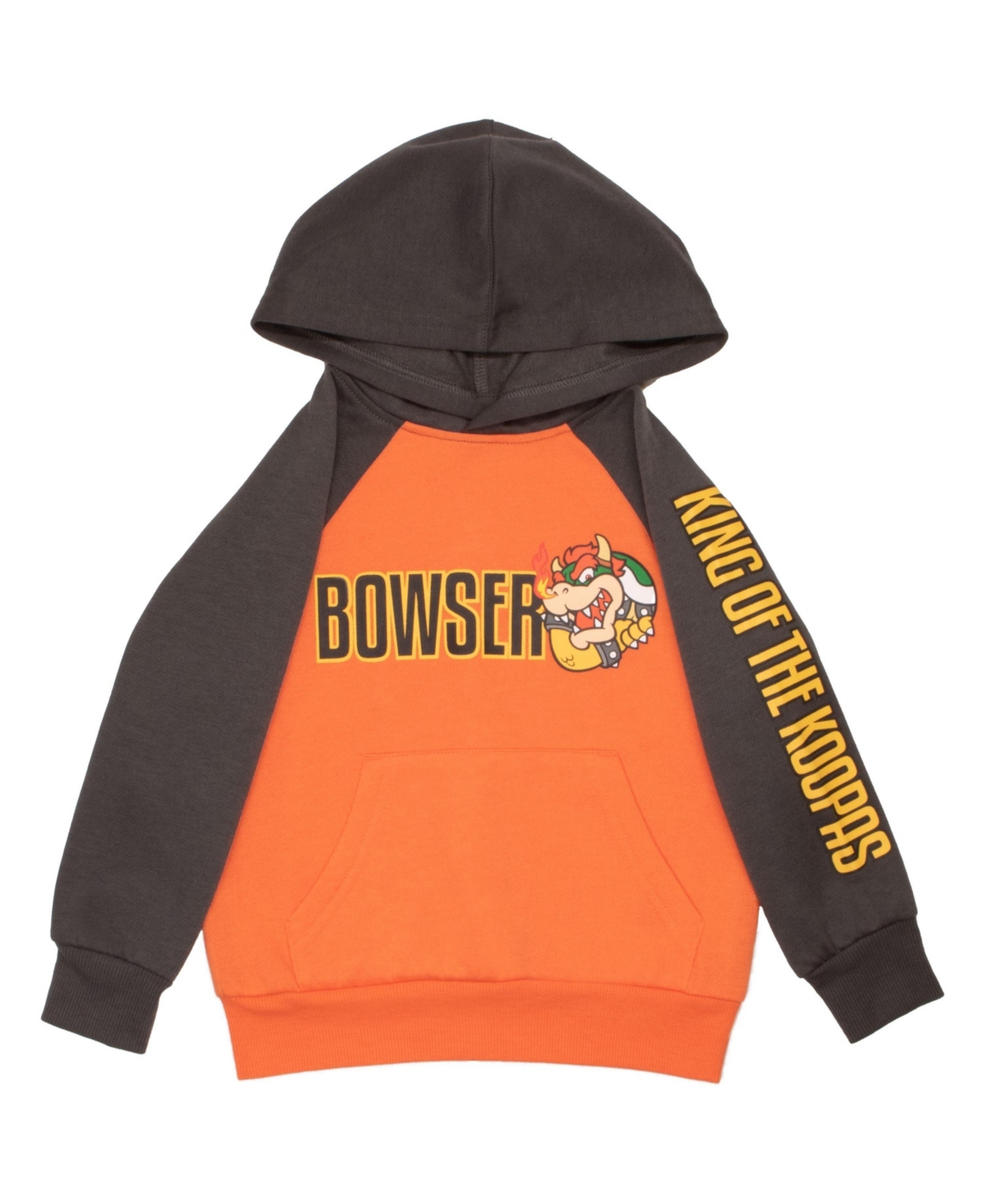 Mario Boys Bowser Long Sleeve Pullover Hoddie and Jogger Pants Set