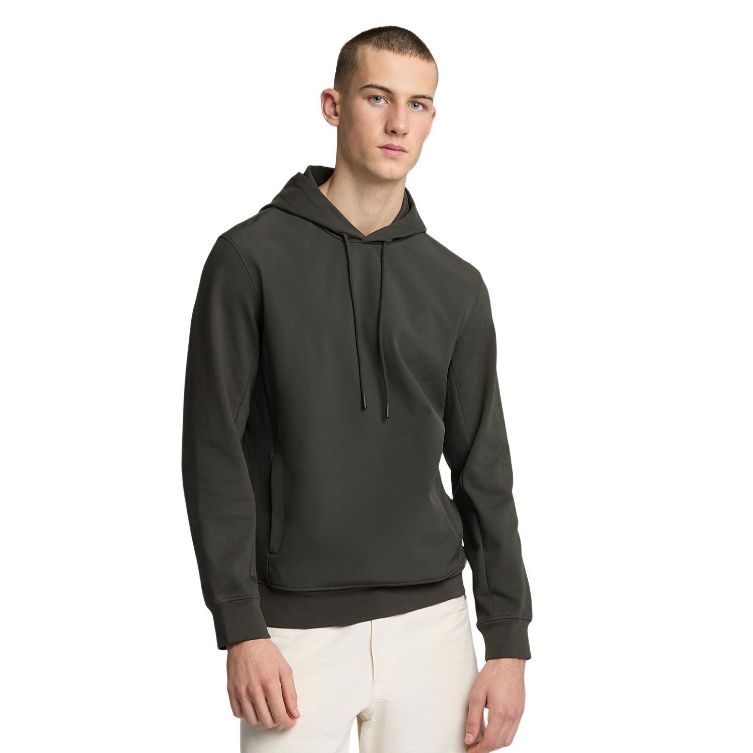 Men's Softshell Hybrid Pullover Hoodie