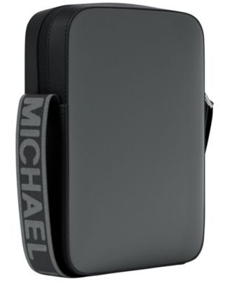 Men's Logo Canvas Gunmetal Hardware Flight Bag