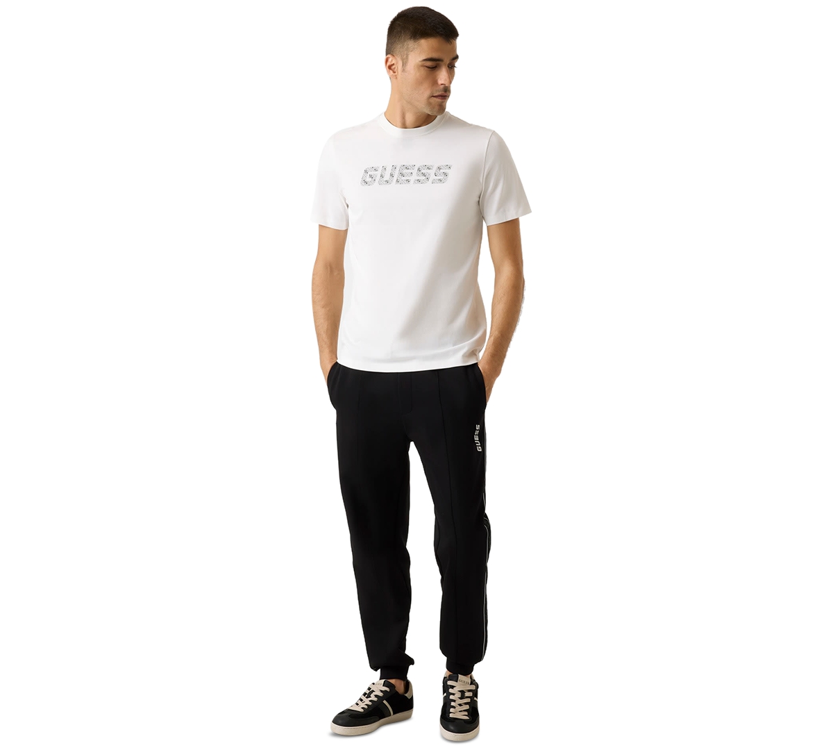 Guess Men's Maska Graphic Print T-Shirt