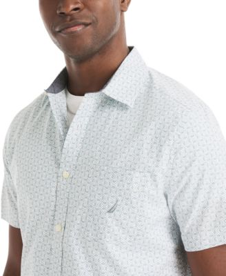 Men's Printed Collared Shirt