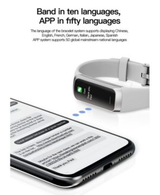 AMOLED Health Smart Band: HD Display + Bluetooth + Full Health Monitoring