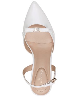 Women's Pracen Bow Slingback Kitten Heel Pumps