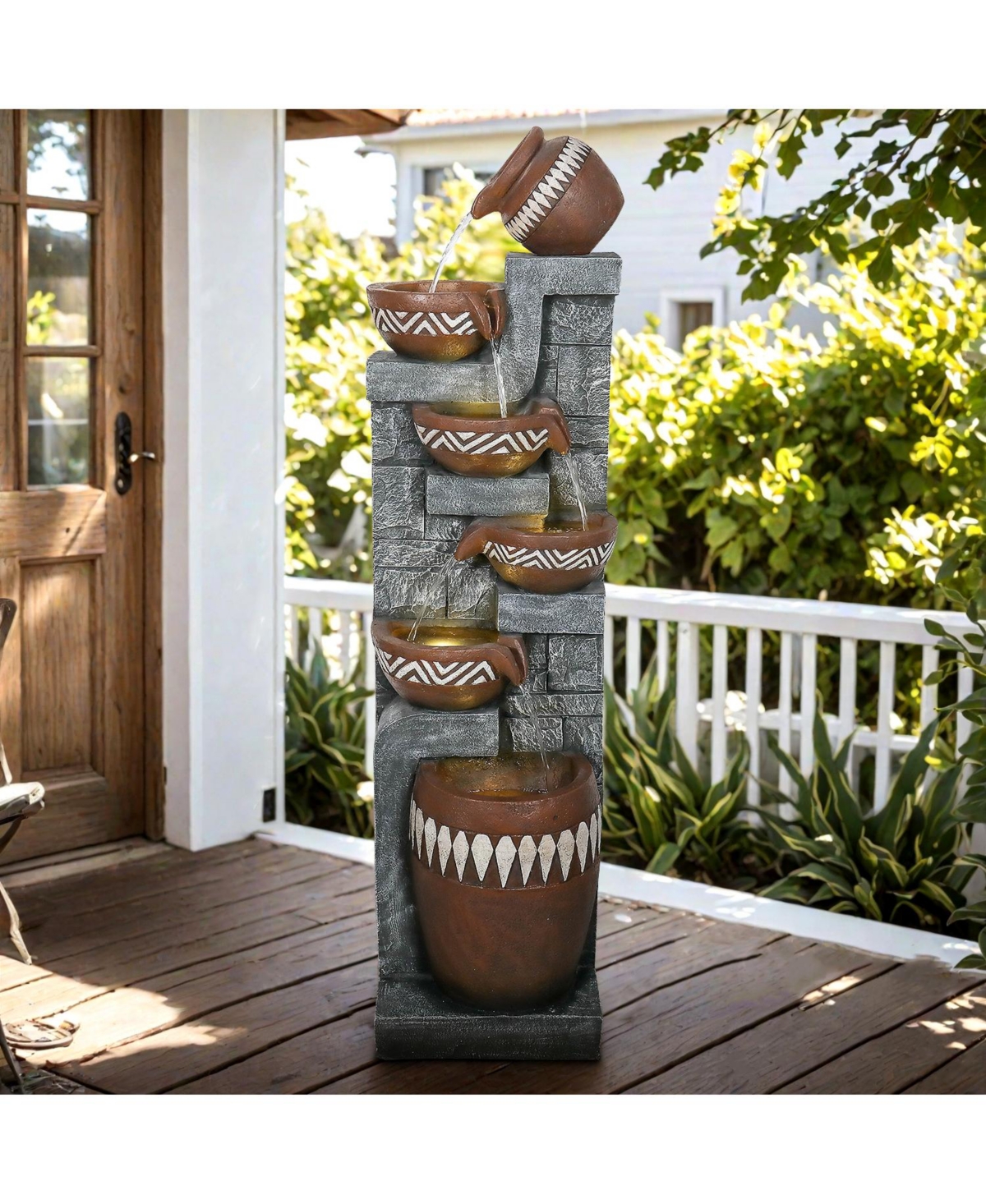 SunJet 56.6"H Outdoor Indoor Water Fountain