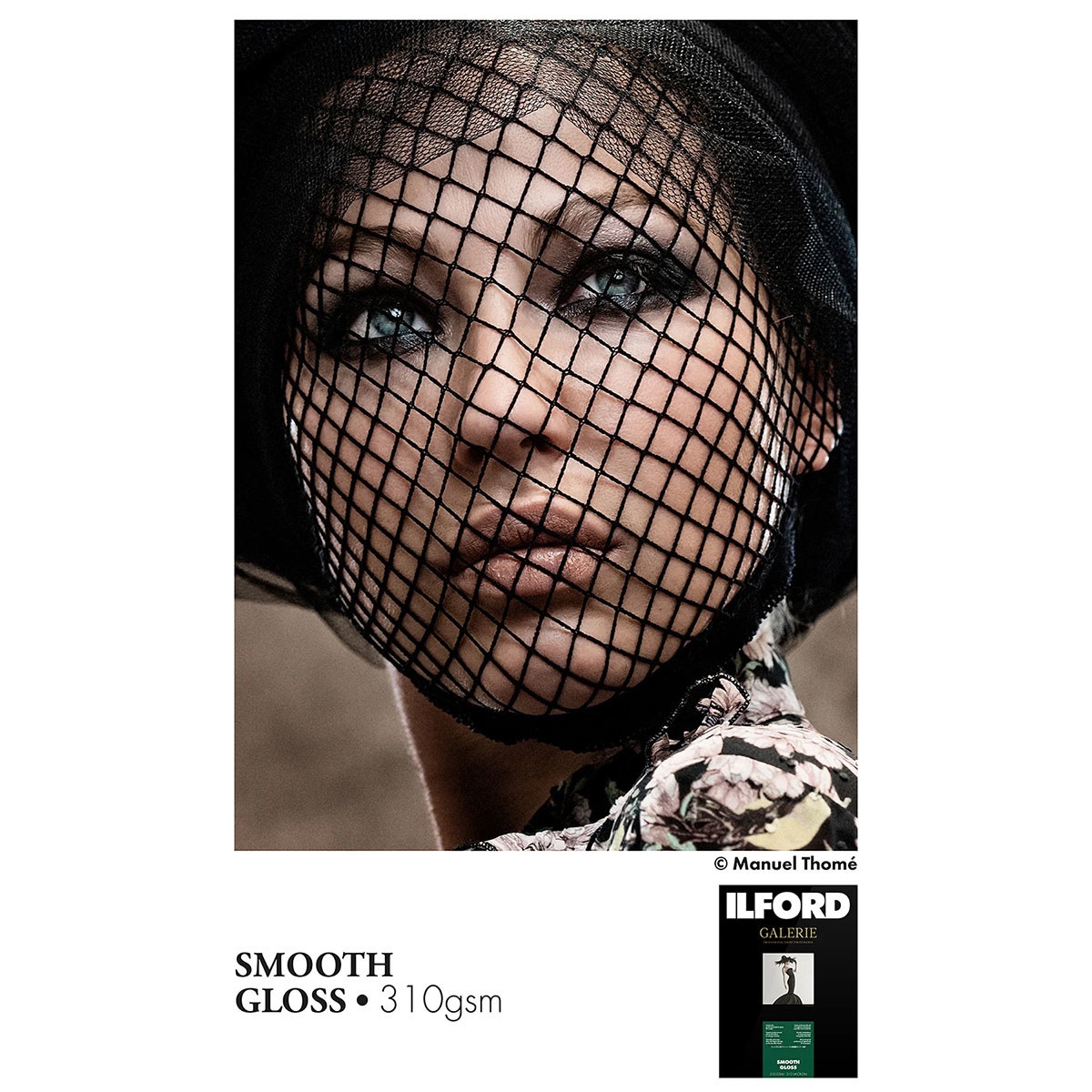 Ilford Galerie Prestige Smooth Gloss Inkjet Paper, 310 gsm, 8.5x11", 250 Sheet Pack