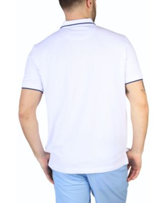 Men's Micro Pique Polo with Zipper Planket