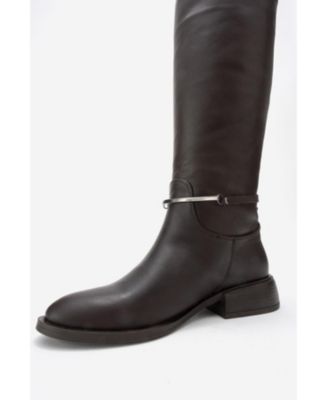 Forever & Always Women's Shoes Ansel Leather Riding Boot