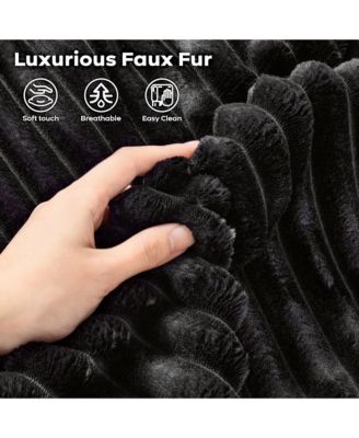 128'' Modular Sectional Sofa Couch, 5-Piece Comfy Corduroy Fabric Couch for Living Room, Modern L-Shaped Deep Seat Sofa with Chaise Ottoman