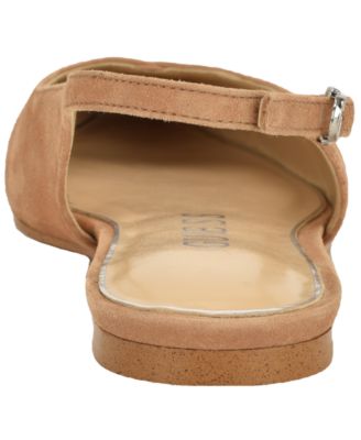 Womens Dorazio Suede Pointed Toe Slingback Flats