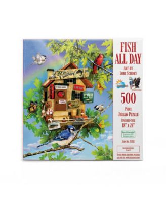 Fish All Day 500 piece Jigsaw Puzzle for Adults