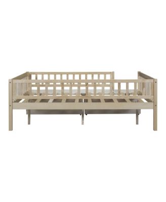 Full Size Daybed Wood Bed With Two Drawers