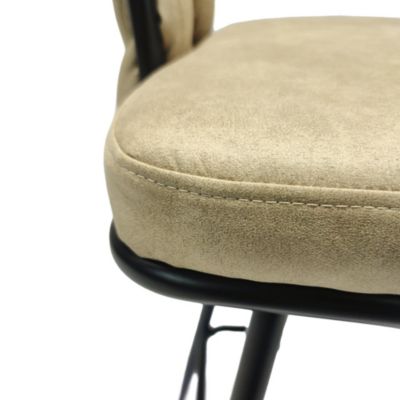 Premium Swivel Barstools with Woven Backrest
