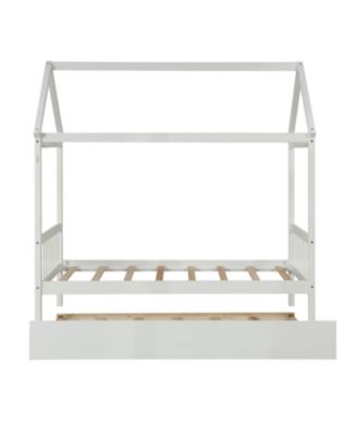 House Twin Bed With Trundle