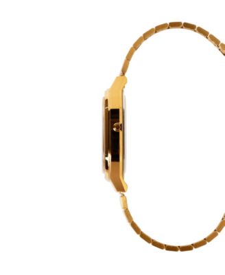 Men's Japanese Quartz Gold-Tone Stainless Steel Watch, 35.8mm