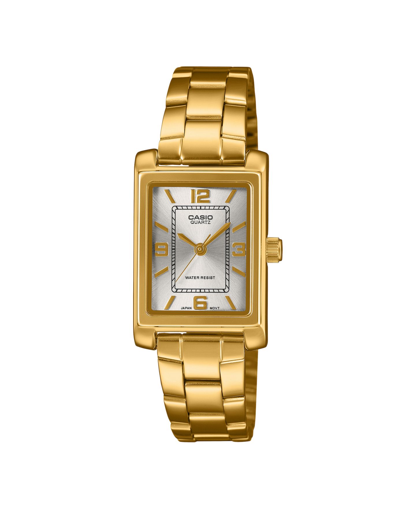 Женские часы Casio Japanese Quartz Gold-Tone Stainless Steel Watch, 21mm — фото 1