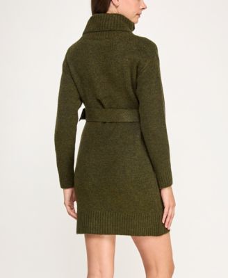 Juniors' Turtle Neck Sweater Dress