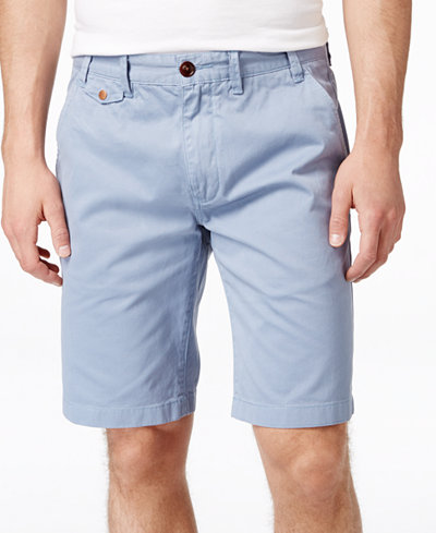 Barbour Men's Neuston Twill Flat-Front Shorts