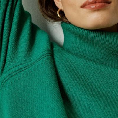 Women's Plus Size Better-Than-Wool Oversize Turtleneck Sweater