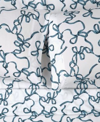Printed Bow 3-Pc. Sheet Set, Twin XL