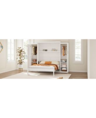 Murphy Bed with Wardrobes & Shelves
