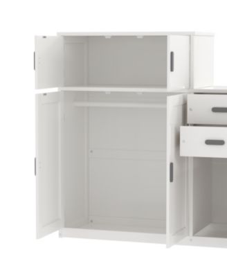 Streamdale Twin Platform Bed with Bookshelf & Trundle