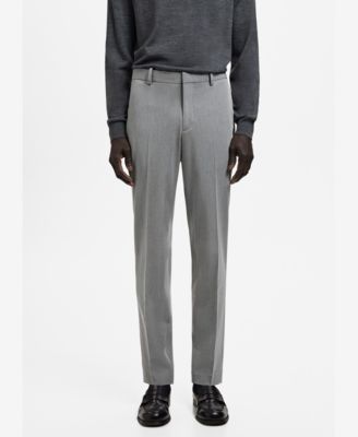 Men's Stretch Fabric Super Slim-Fit Suit Pants