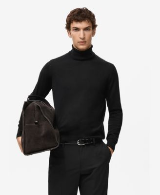 Men's Wool Turtleneck Sweater