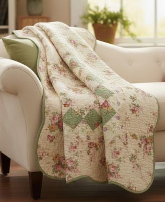 Cotton Reversible Quilted Throw, 50" x 60"