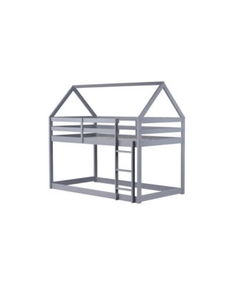 Twin Over Twin House Bunk Bed