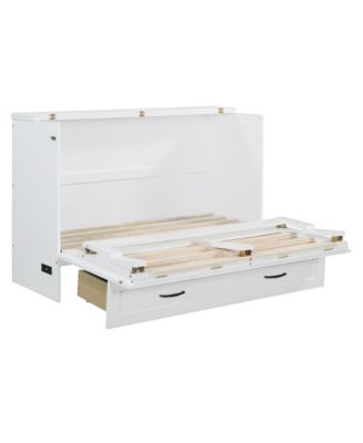 Full Size Murphy Bed with Large Drawers