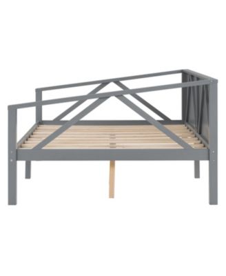+ Full Size + Wood (or MDF if applicable) + Gray Finish + Daybed