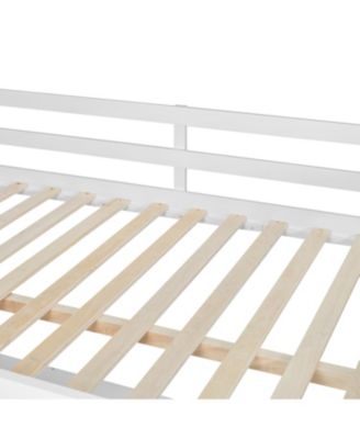 Loft Bed with U-Desk, Drawers & Shelves