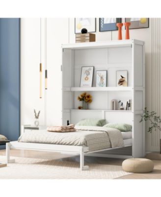 Murphy Bed Wall Bed with Shelves