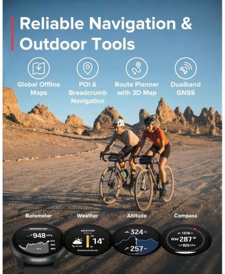 Race S Titanium GPS Sports Watch with AMOLED Touchscreen, Heart Rate and Fitness Tracker