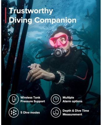 Ocean GPS Diving Watch with AMOLED Touchscreen, Heart Rate and Fitness Tracker