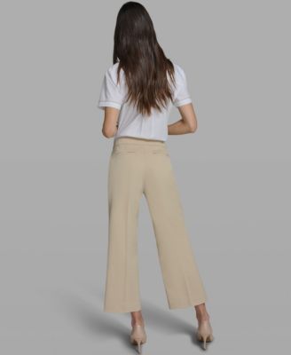 Women's Straight Bow Pocket Pants