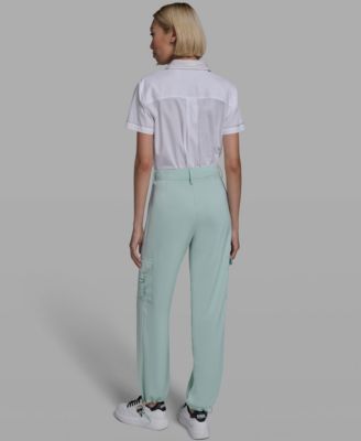 Women's Cropped Cargo Pants