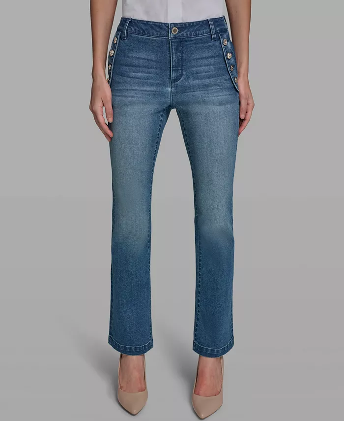 Women's Mid-Rise Sailor Flare Jeans