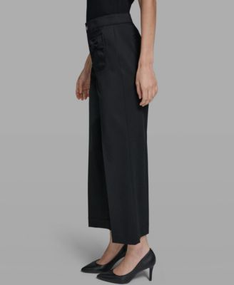 Women's Straight Bow Pocket Pants