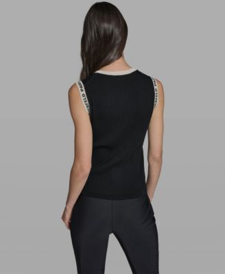 Women's Sleeveless KLP Trim Tank Top