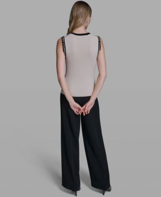 Women's Sleeveless KLP Trim Tank Top