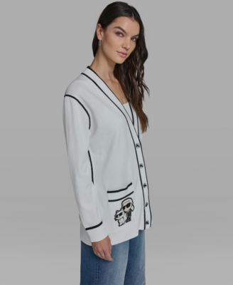 Women's Long-Sleeve Varsity Cardigan